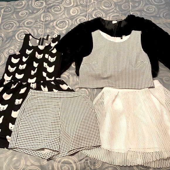 LC Lauren Conrad Dresses & Skirts - Super Cute Summer BlackxWhite lot!